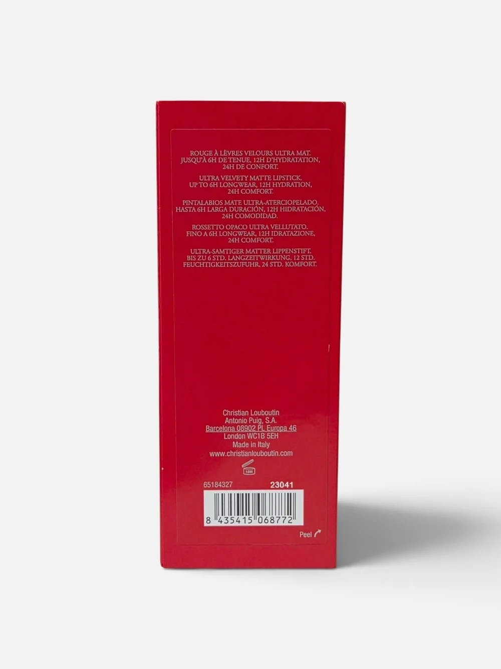 Christian Louboutin Rouge Louboutin Velvet Matte Lipstick 